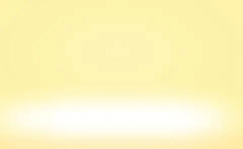 Abstract solid of shining yellow gradient studio wall room background. Stock Illustration