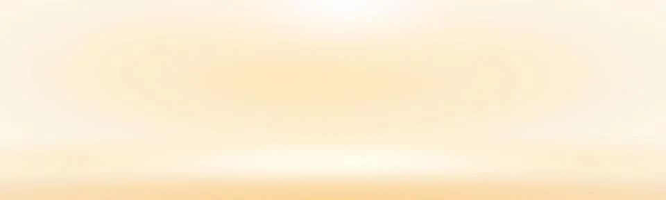 Abstract solid of shining yellow gradient studio wall room background. Illustrazione stock