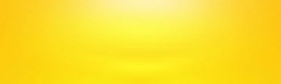 Abstract solid of shining yellow gradient studio wall room background. イラスト素材