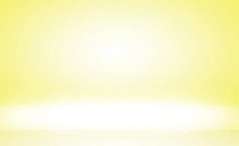 Abstract solid of shining yellow gradient studio wall room background. 스톡 일러스트