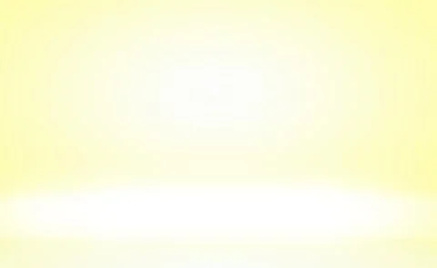 Abstract solid of shining yellow gradient studio wall room background. イラスト素材