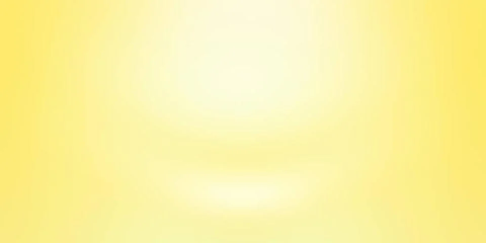 Abstract solid of shining yellow gradient studio wall room background. Abs... Stock Photos