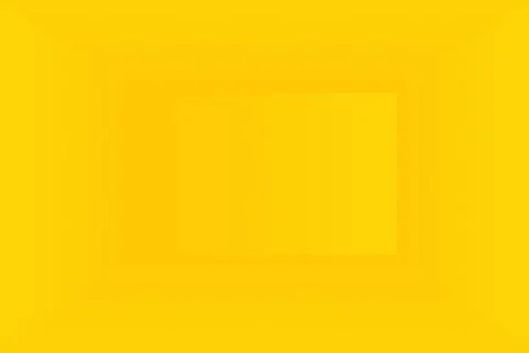 Abstract solid of shining yellow gradient studio wall room background. Abs... Foto stock