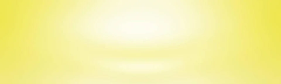 Abstract solid of shining yellow gradient studio wall room background. Abs... 스톡 사진