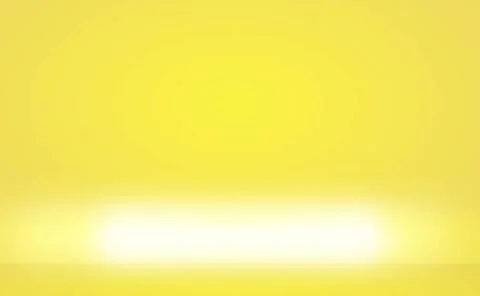 Abstract solid of shining yellow gradient studio wall room background. Abs... 스톡 사진