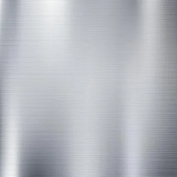 Abstract solid silver titanium plate material with grunge line pattern Stock Illustration