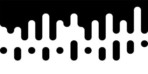 Abstract sound wave equalizer graphic with rounded vertical bars Stock Illustration