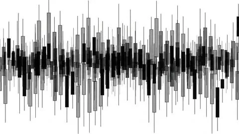 Abstract sound wave pattern Stock Illustration