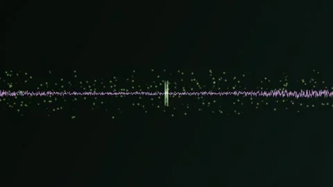 Abstract sound wave visualizations for creative projects Stock Footage 327338546