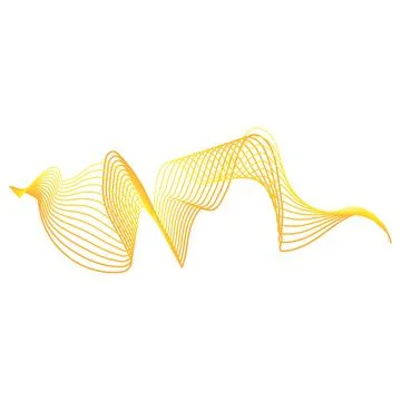 Abstract sound waves forming digital equalizer display Stock Illustration