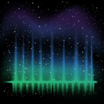 Abstract sound waves Stock Illustration