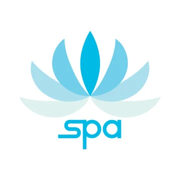 Abstract spa label Stock Illustration