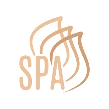 Abstract spa label Stock Illustration