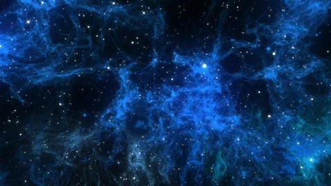 Abstract space animation of a journey through the universe. Stock Footage 327720168