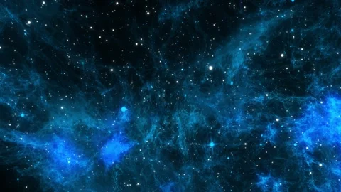 Abstract space animation of a journey through the universe. Stock Footage 327720174