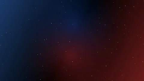 Abstract space background with blue and red nebulae over twinkling star fie.. Stock Footage 341698624