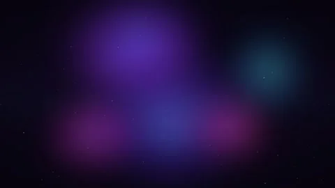 Abstract space background with colorful cosmic nebula. Dark night sky fille.. Видео 339018547
