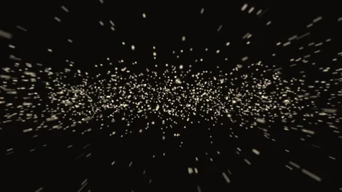 Abstract space background with countless particles flying through the frame.. Stock Footage 327510290