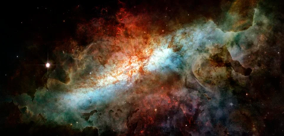 Abstract space background. Elements of this image furnished by NASA Stock Photos