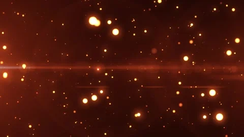 Abstract space background with flying bright particles of light and dust Stock Footage 292142067