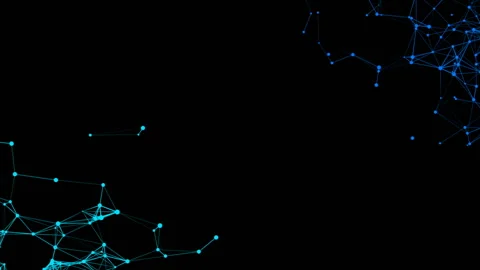 Abstract space background, geometry surfaces, lines and points. Can be used as Stock Footage 95462412