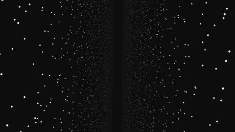 Abstract space background, geometry surfaces, lines and points. Abstract tunnel 스톡 일러스트