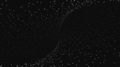 Abstract space background, geometry surfaces, lines and points. Abstract tunnel 스톡 일러스트