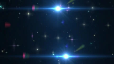 Abstract space background with glowing stars 库存影片 340610932