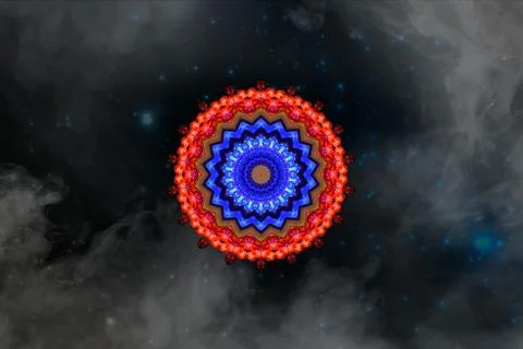 Abstract space background Stock Illustration