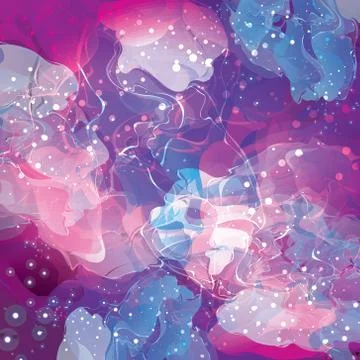 Abstract space background Stock Illustration