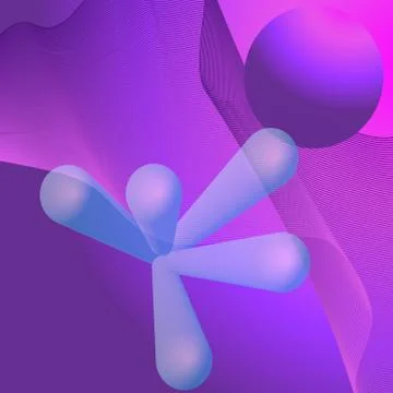 Abstract space background Stock Illustration