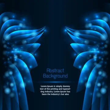 Abstract space background. Stock Illustration