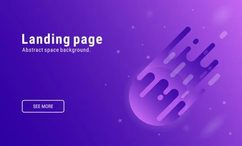 Abstract space background Stock Illustration