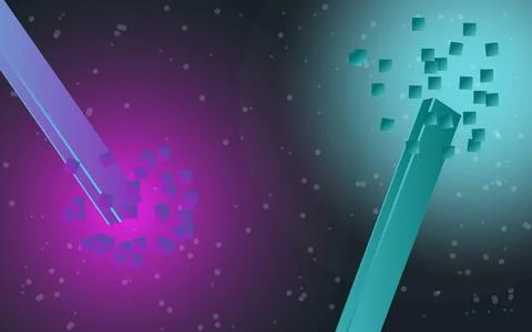 Abstract space background Stock Illustration