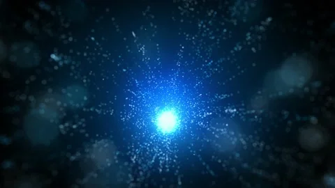 Abstract Space Background Landscape Loop Video stock 166892326