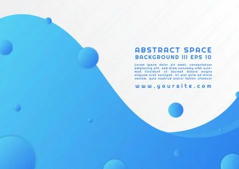 Abstract space background modern fluid wave and geometric shape design color Stock Illustration