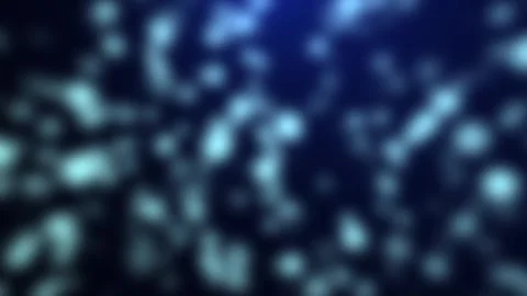 Abstract space background with particles moving in galaxy, blurred spheres .. Stock Footage 313521442