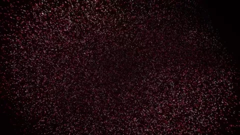 Abstract space background with rushing red and pink particles Stock Footage 336382739