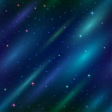 Abstract space background, seamless Stock Illustration