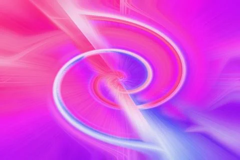 An abstract space background serves as the stage for the elegant choreograp.. Stock Illustration