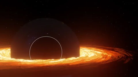 Abstract Space Black Hole Background Stock Footage 283907506