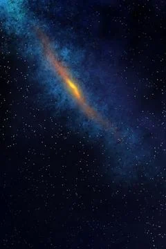 Abstract Space digital art outer space showing the beauty concept series Stock-Illustration