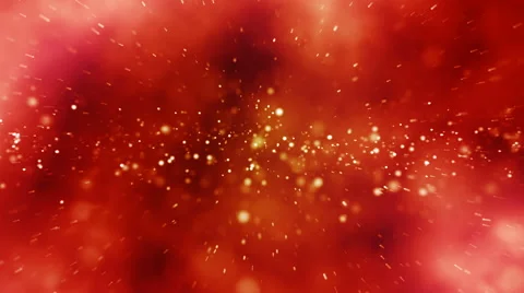 Abstract Space Flying Red 库存影片 44740936