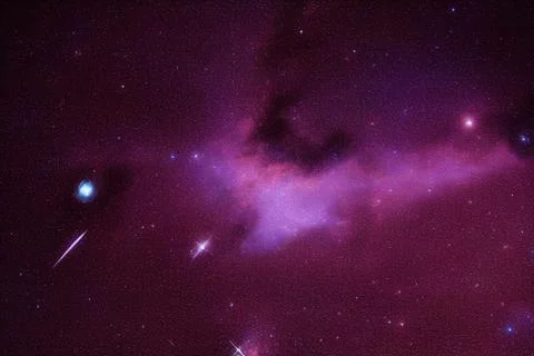 Abstract space nebula backgrounds. IA technology Stock Illustration