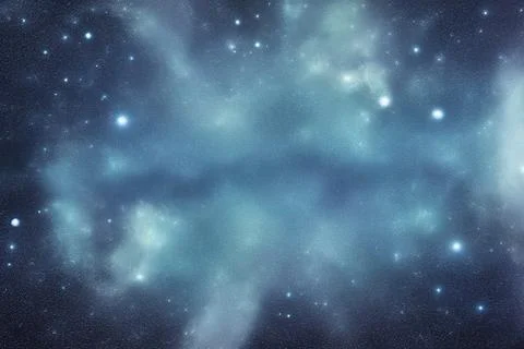 Abstract space nebula backgrounds. IA technology Stock Illustration