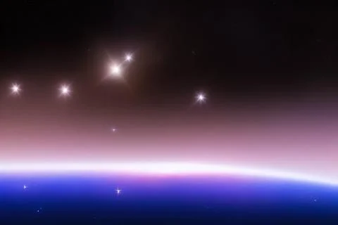 Abstract space nebula backgrounds. IA technology Stock Illustration