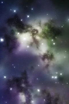 Abstract space nebula backgrounds. IA technology Stock Illustration