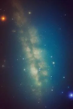 Abstract space nebula backgrounds. IA technology Stock Illustration