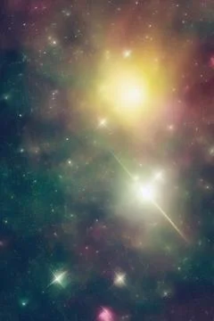 Abstract space nebula backgrounds. IA technology Stock Illustration