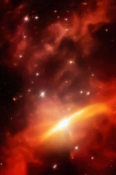 Abstract space nebula backgrounds. IA technology Stock Illustration